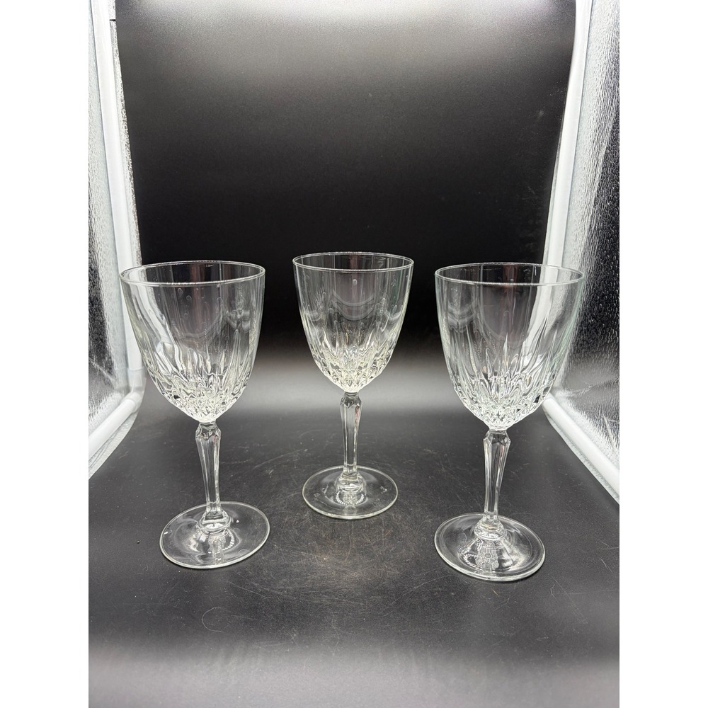 3 Crystal Diamant Claret Glasses Crystal Stemware